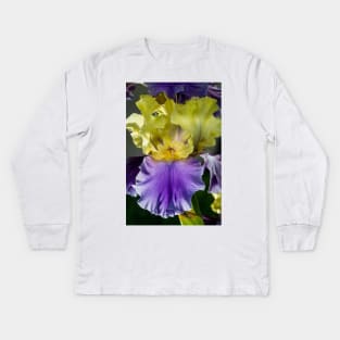 Garden Iris 2 Kids Long Sleeve T-Shirt